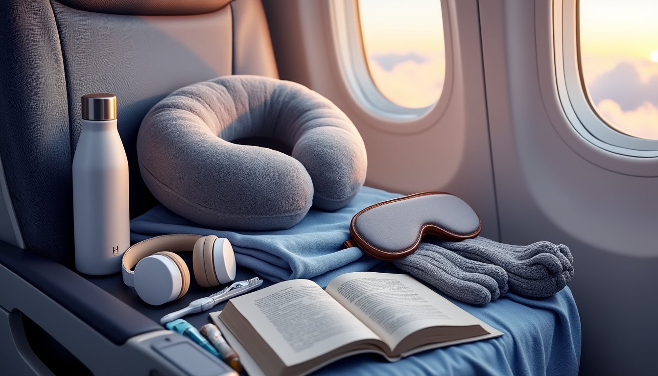 découvrez les incontournables pour assurer votre confort lors d'un voyage en avion long-courrier. astuces, accessoires et conseils pratiques pour un vol agréable et relaxant.