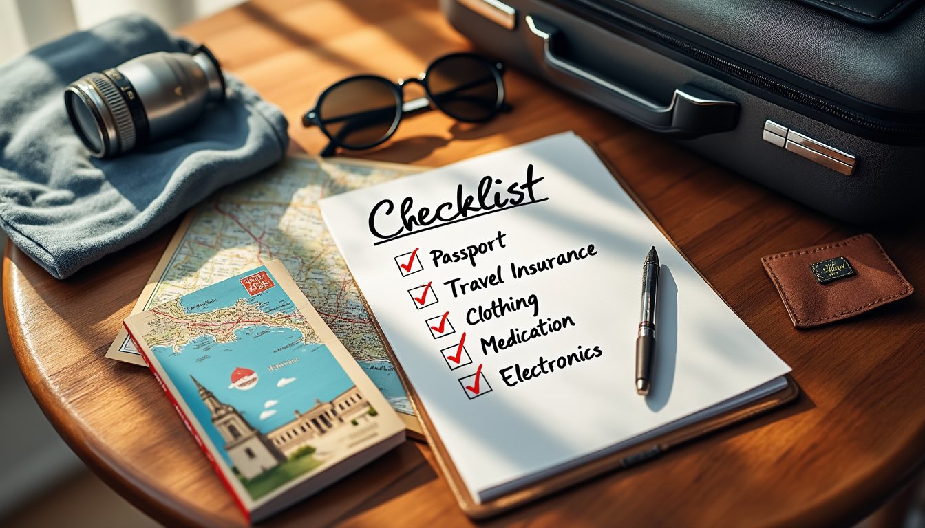 découvrez notre checklist indispensable pour préparer votre voyage sereinement. ne rien oublier, des documents aux essentiels en passant par les conseils pratiques, soyez prêt pour l'aventure !