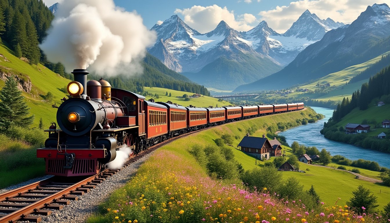 découvrez les plus beaux trajets ferroviaires à travers le monde avec notre guide des voyages en train. des paysages à couper le souffle, des expériences inoubliables et des destinations fascinantes vous attendent. montez à bord et laissez-vous séduire par la magie du rail.