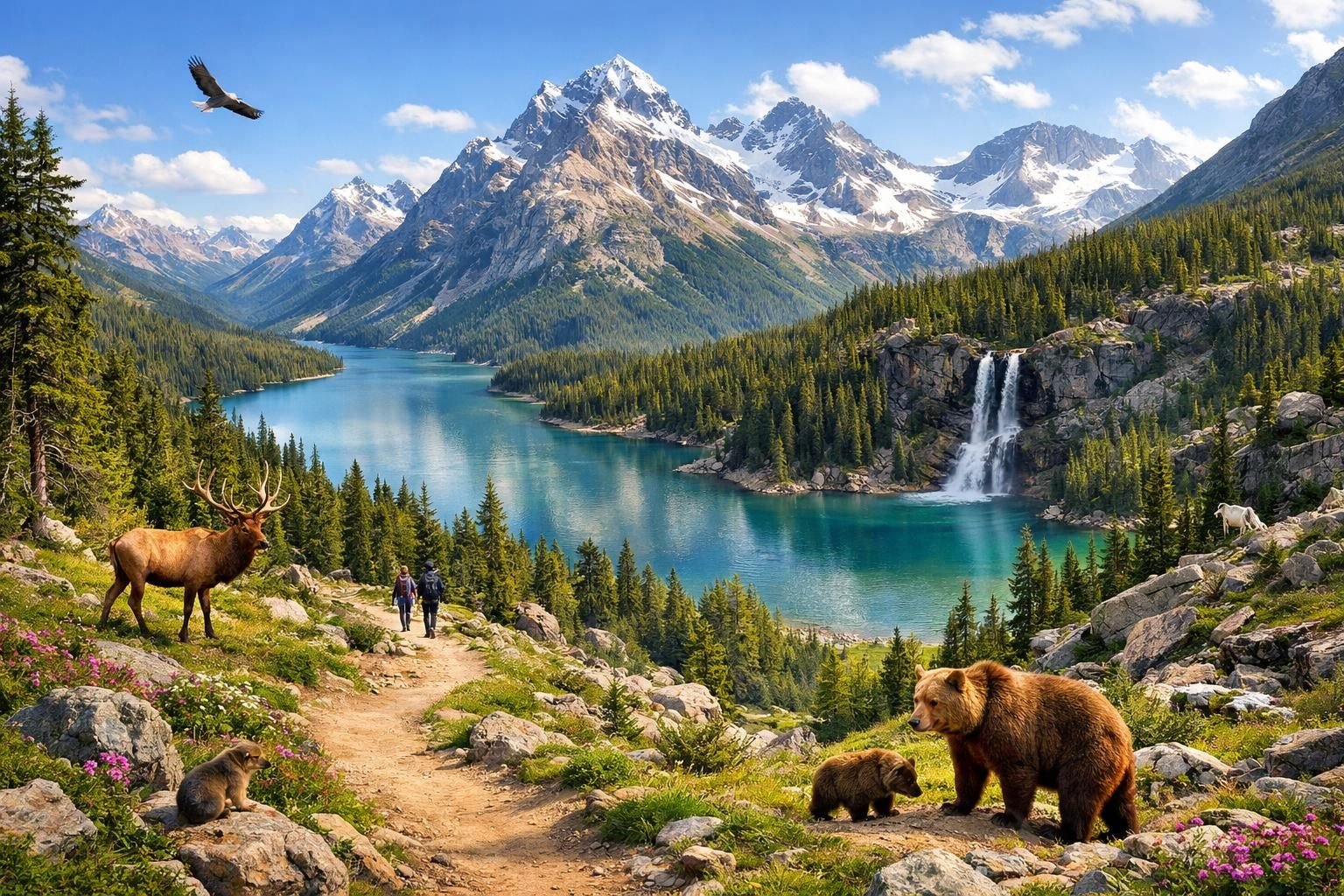 découvrez les plus beaux parcs nationaux du monde et laissez-vous émerveiller par la nature sauvage, les paysages à couper le souffle et la biodiversité exceptionnelle qu'ils offrent.